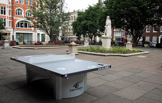 Pingpongové stoly pro městský mobiliář