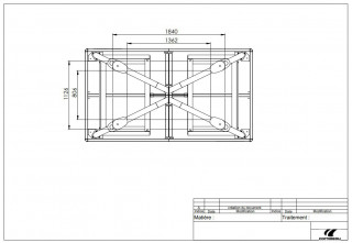 Table PRO PARK technicky nakres 2