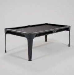 Kulečníkový stůl HYPHEN OUTDOOR, šedá, tmavě šedé plátno